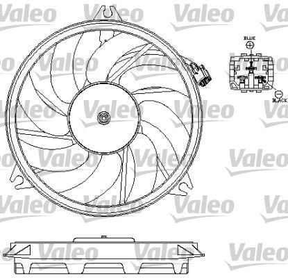 VALEO Brake pad set Article number: 541699 cheaply