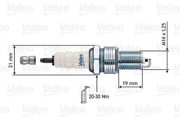 VALEO Spark plug Article number: 246874 cheaply