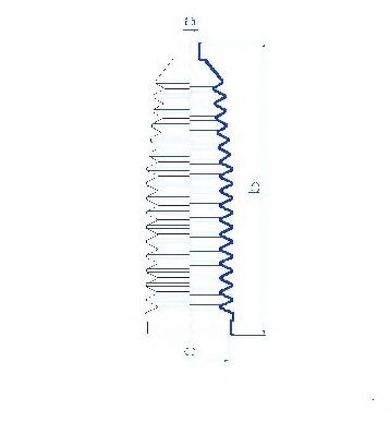 SPIDAN Steering rack gaiter Article number: 83688 cheaply