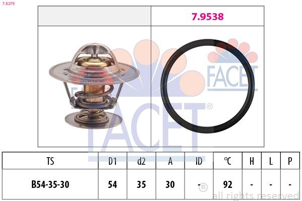 FACET Thermostat Article number: 7.8279 cheaply