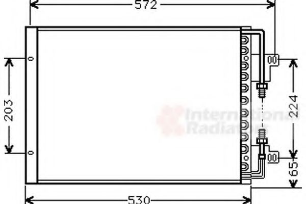 VAN WEZEL Condensatore climatizzatore Numero articolo: 17005155 poco costoso