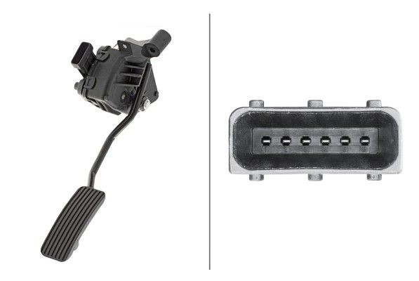 HELLA Accelerator pedal position sensor Article number: 6PV 010 946-091 cheaply