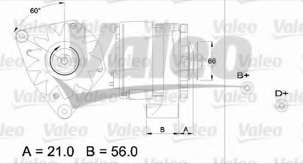 VALEO Δυναμό αριθμός Άρθρου: 436132 φθηνότερα