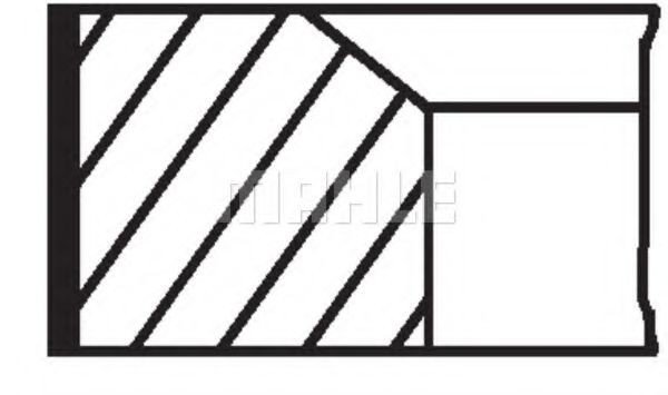 MAHLE ORIGINAL Σετ δακτυλίων εμβόλου αριθμός Άρθρου: 06372N0 φθηνότερα