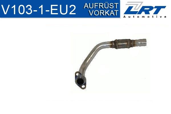LRT V103-1-EU2 Комплект за дообурудване, предкатализатор CORSA 1.4 i (F08, F68, M68) 60 K.C. бензин 2002