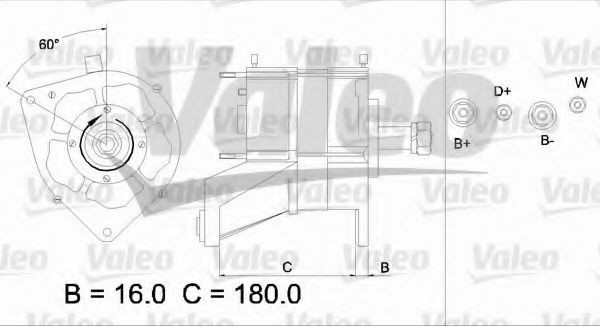 VALEO Generaator Artikli number: 436569 soodsalt
