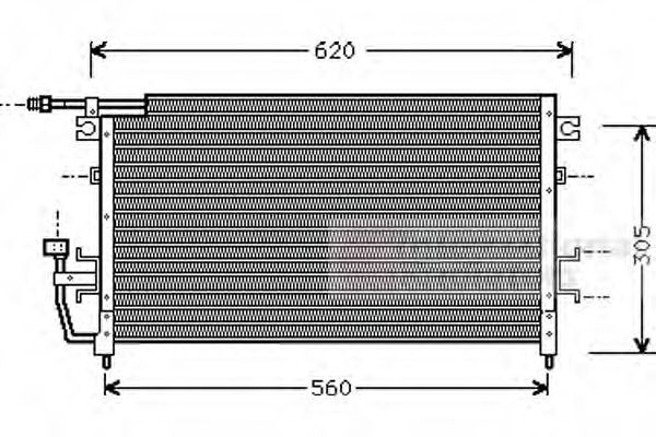 VAN WEZEL Condensatore climatizzatore Numero articolo: 32005096 poco costoso