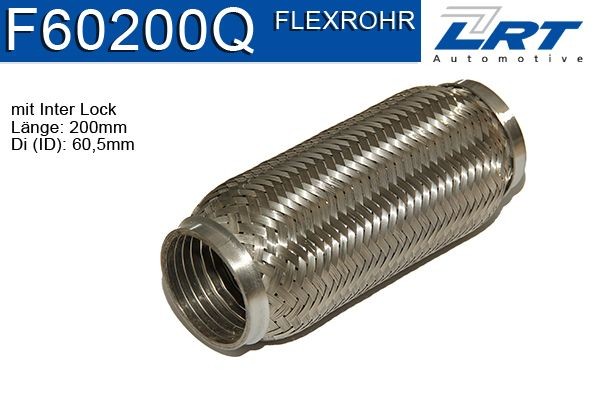 LRT Exhaust flex pipe Article number: F60200Q cheaply