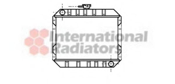 VAN WEZEL Engine radiator Article number: 18002002 cheaply