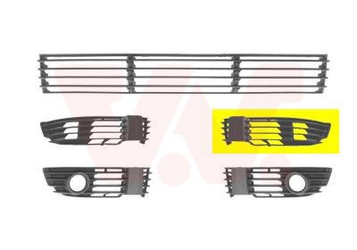 VAN WEZEL Bumper grill Article number: 5837591 cheaply