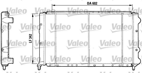 VALEO Engine radiator Article number: 810921 cheaply