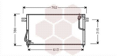 VAN WEZEL Air conditioning condenser Article number: 32005146 cheaply