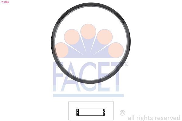 FACET Gasket, thermostat Article number: 7.9706 cheaply