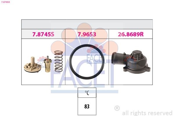 FACET Crankshaft sensor Article number: 9.0131 cheaply