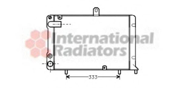 VAN WEZEL Engine radiator Article number: 73002002 cheaply