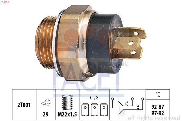 FACET Thermostat Article number: 7.8255 cheaply
