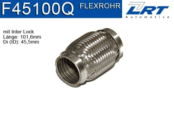LRT Exhaust flex pipe Article number: F45100Q cheaply