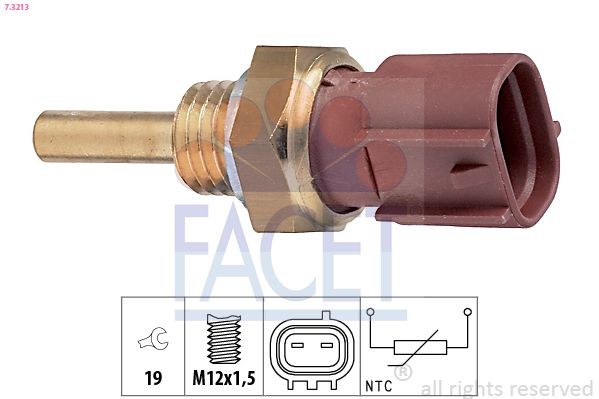 FACET Temperature Switch, radiator fan Article number: 7.5276 cheaply