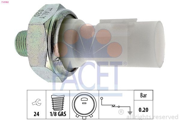 FACET Oil Pressure Switch Article number: 7.0182 cheaply