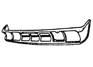VAN WEZEL Front splitter Article number: 5927500 cheaply