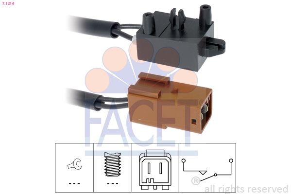 FACET Switch, clutch control (cruise control) Article number: 7.1214 cheaply