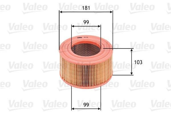 VALEO Air filter Article number: 585708 cheaply