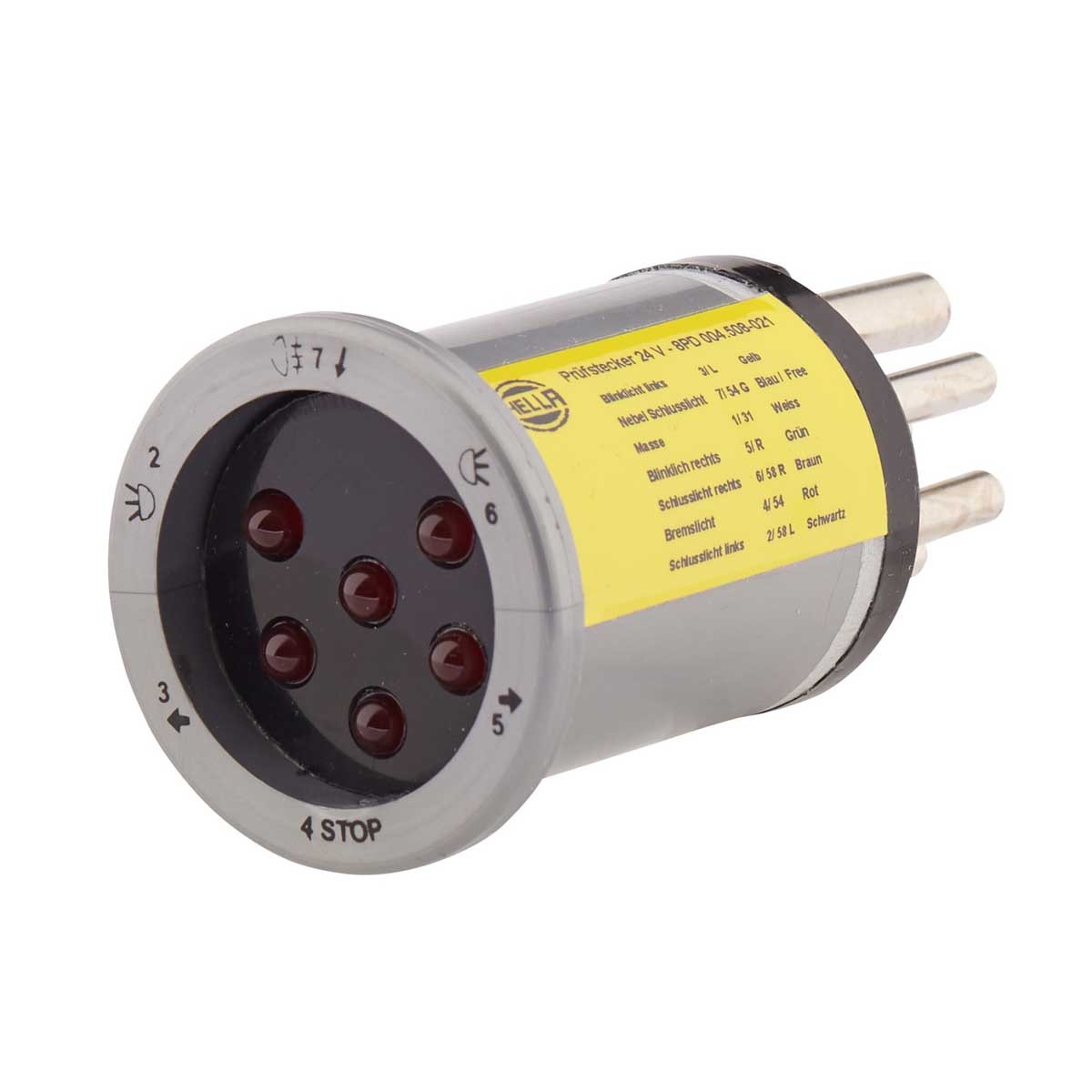 HELLA Testing Unit, towbar socket Article number: 8PD 004 508-021 cheaply