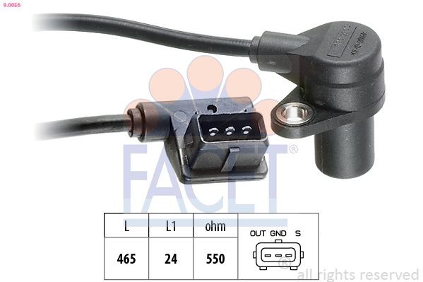 FACET Sensor, ignition pulse Article number: 8.2653 cheaply