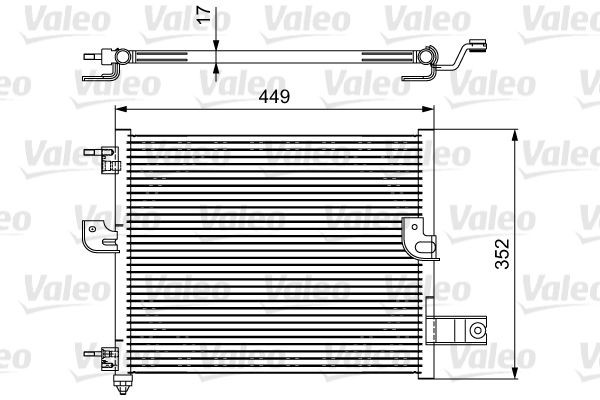 VALEO Brake pad set Article number: 598455 cheaply