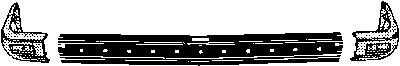 VAN WEZEL Rear bumper Article number: 1836534 cheaply