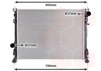 VAN WEZEL Engine radiator Article number: 07002097 cheaply