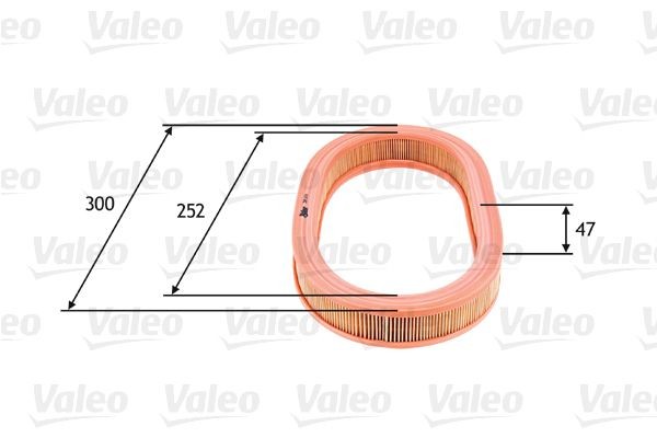 VALEO Luftfilter Varenummer: 585674 billige