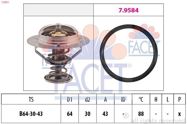FACET Thermostat Article number: 7.8651 cheaply