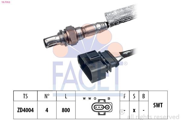 FACET Lambda sensor Article number: 10.7380 cheaply