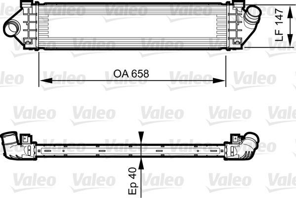 VALEO Intercooler Article number: 818239 cheaply