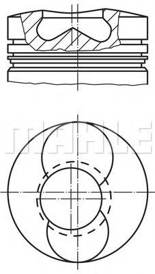 MAHLE ORIGINAL Stempel Varenummer: 1018501 billige