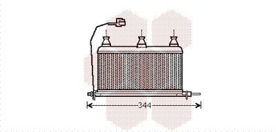 VAN WEZEL Heater matrix Article number: 06006352 cheaply