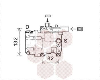 VAN WEZEL Air conditioning compressor Article number: 5300K583 cheaply