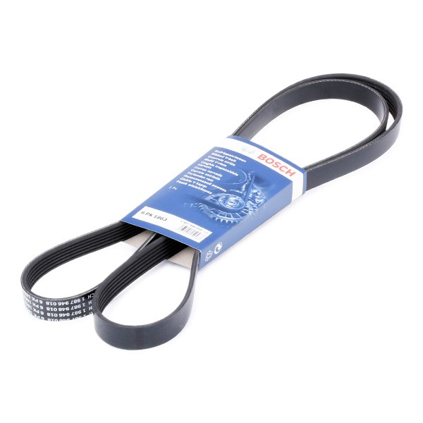 BOSCH Serpentine belt Article number: 1 987 946 018 cheaply