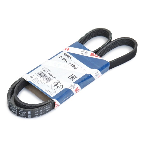 BOSCH Serpentine belt Article number: 1 987 946 061 cheaply