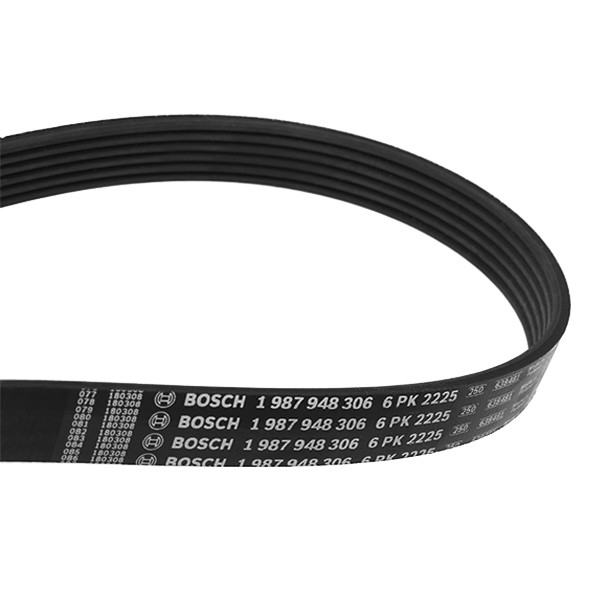 BOSCH Serpentine belt Article number: 1 987 948 306 cheaply