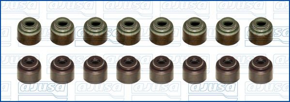 AJUSA Seal Set, valve stem Article number: 57064800 cheaply