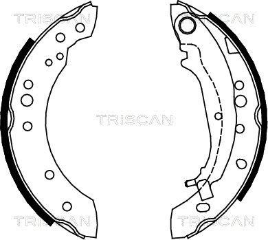 TRISCAN Brake disc Article number: 8120 25104 cheaply