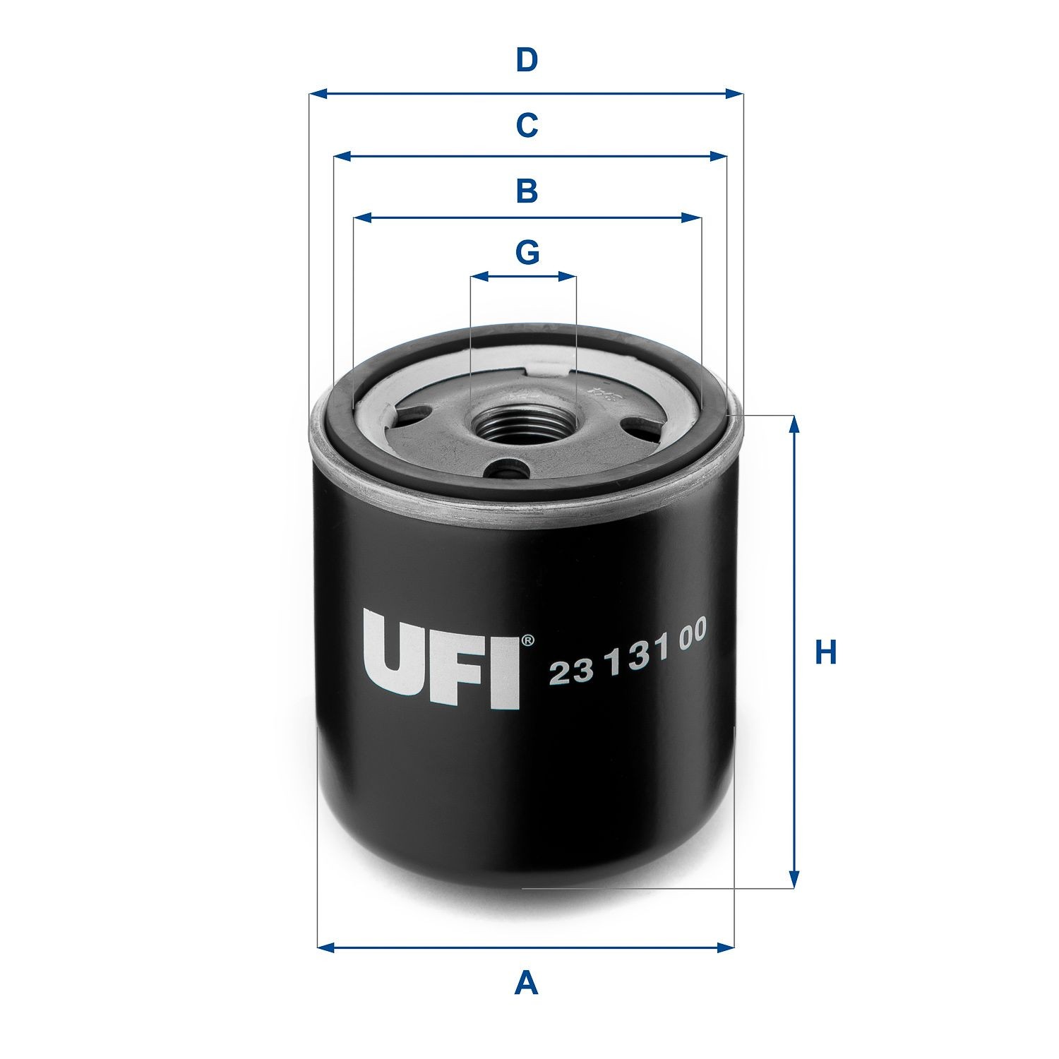 UFI Oljni filter številka artikla: 23.131.00 poceni