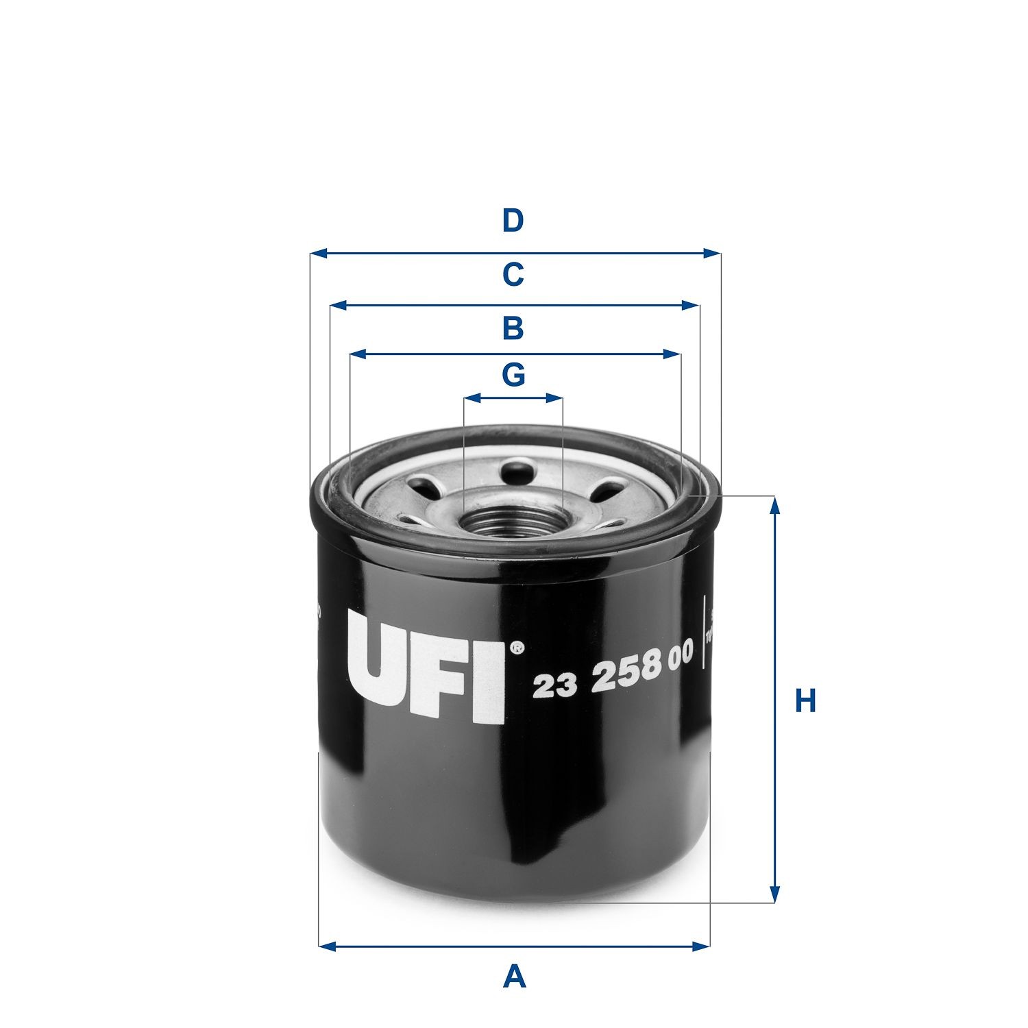 UFI Õlifilter Artikli number: 23.258.00 soodsalt