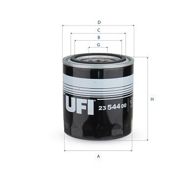 UFI Oil filter Article number: 23.544.00 cheaply