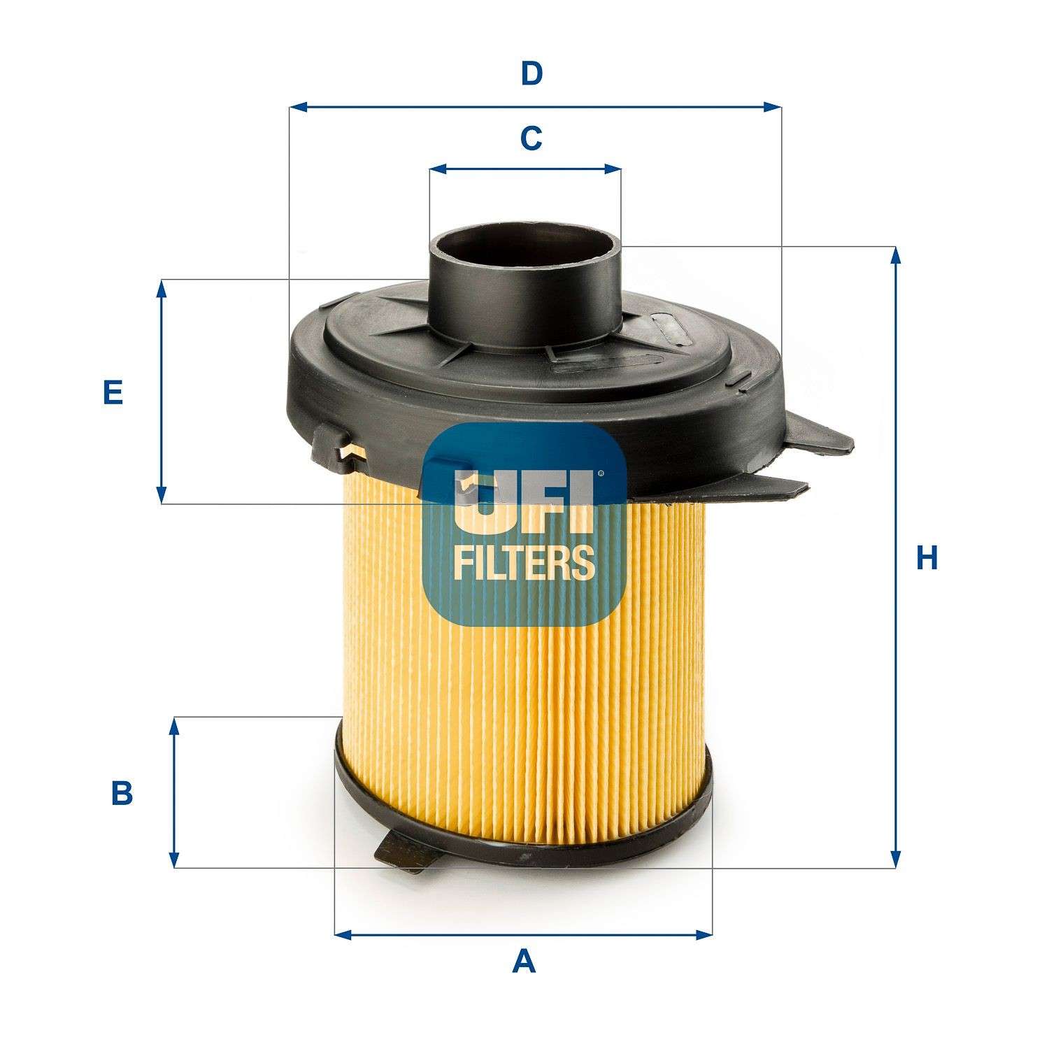 UFI Air filter Article number: 27.845.02 cheaply