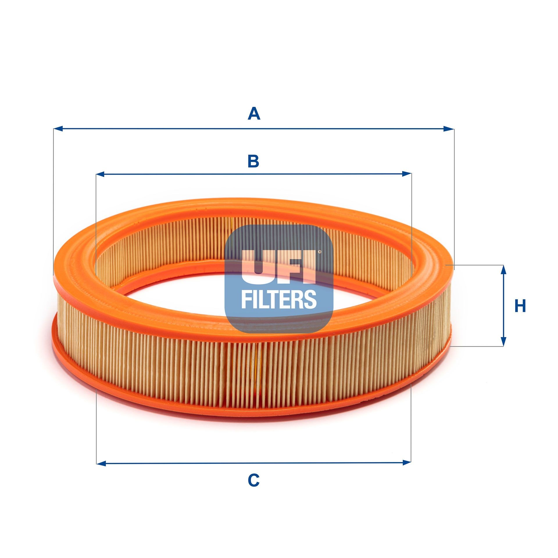 UFI Luftfilter Varenummer: 30.803.00 billige
