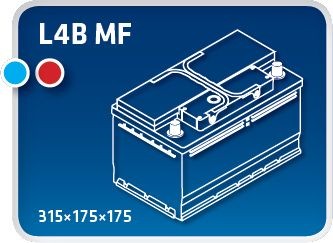 IPSA Starterbatteri Varenummer: TM82P billige