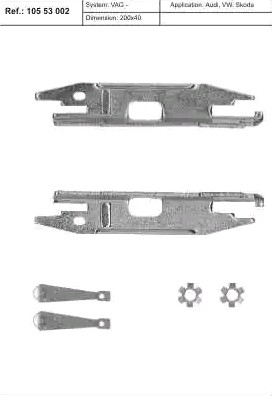 KAWE Adjuster, drum brake Article number: 105 53 002 cheaply